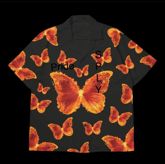 Butterfly Pride SPLY Button-down